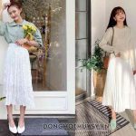 Tham khảo ngay 13 cách phối đồ với áo dài tay nữ độc đáo này
