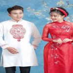 Top 3 Mẫu Áo Dài Ăn Hỏi Cô Dâu Chú Rể Đẹp Hot Nhất 2020