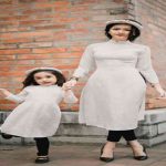 May áo dài cách tân bằng vải gì?