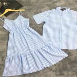 Đồ đôi áo sơ mi nam đầm nữ