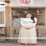 Top 10 mẫu áo dài bưng quả màu Trắng Đẹp & Hot nhất hiện nay