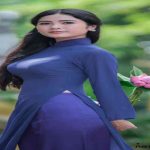 10 mẫu áo dài quần satin bóng mỏng gợi cảm hot nhất 2021