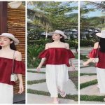 Học cách mix đồ sành điệu với chiếc quần ống rộng trắng cổ điển