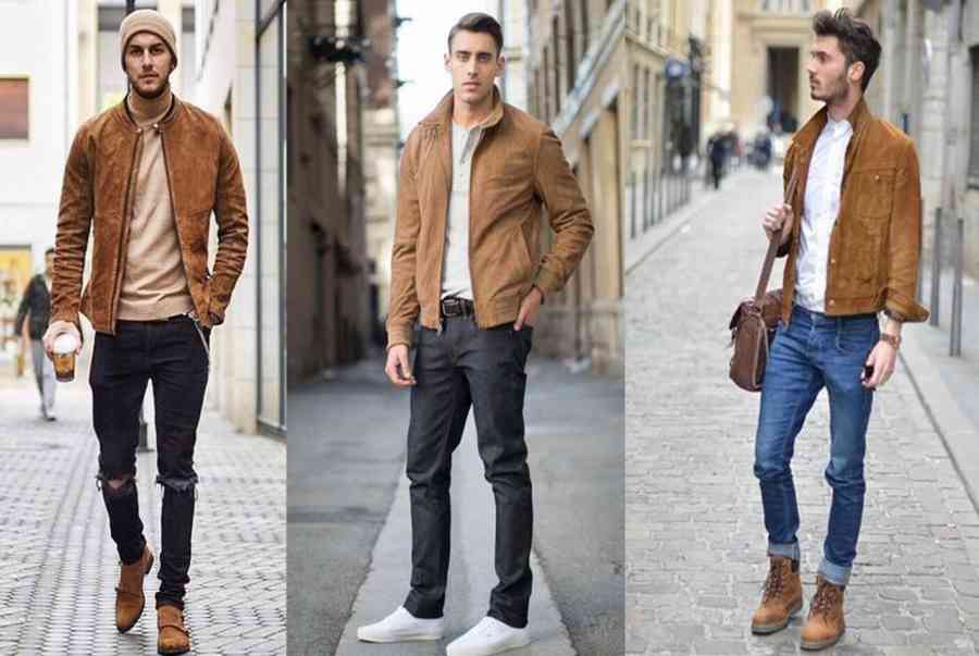 Top 10 cách phối áo da lộn sành điệu và thời trang cho nam và nữ
