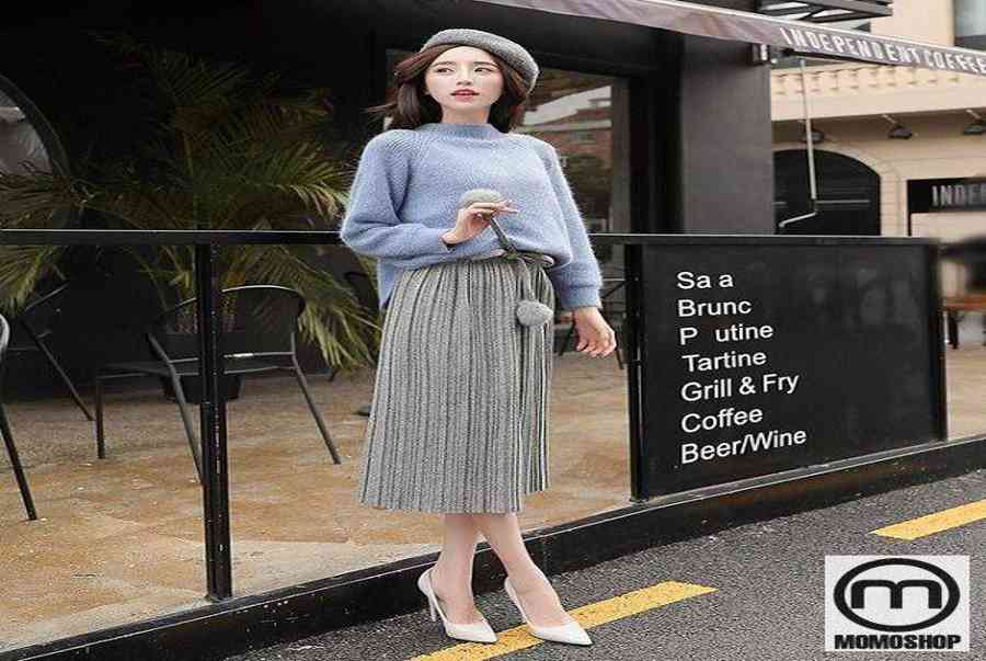 11 Cách phối đồ với chân váy xếp ly dài dành cho bạn gái