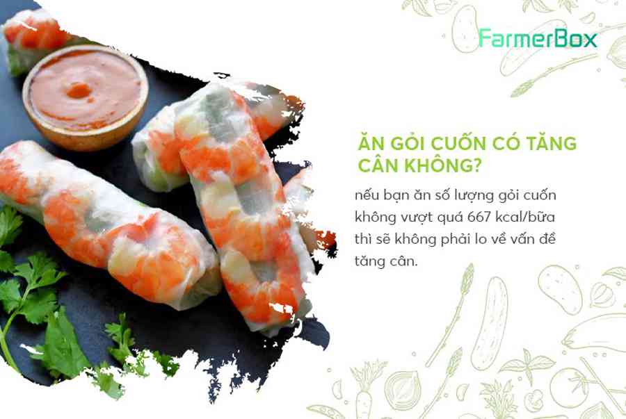 1 dĩa gỏi bao nhiêu calo? ăn gỏi cuốn có mập không? – FarmerBox