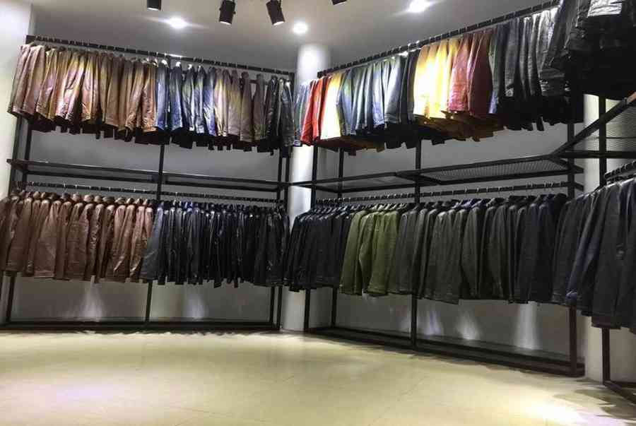 ÁO DA CỪU ĐEN TRẦN BÔNG – áo da nhập khẩu Hàn quốc – GD