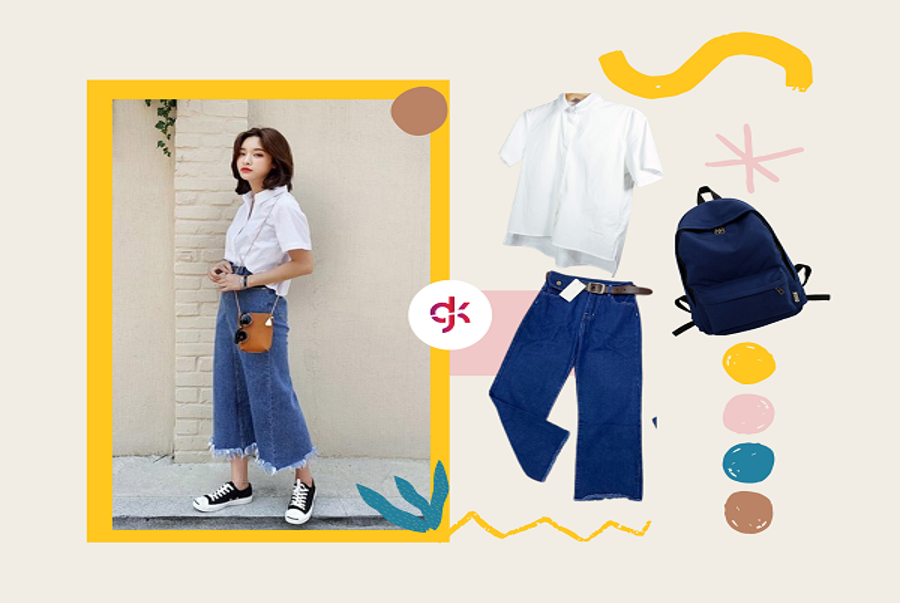 TOP| Mẫu áo trắng cho học sinh nữ cấp 2 siêu xinh & cách mặc