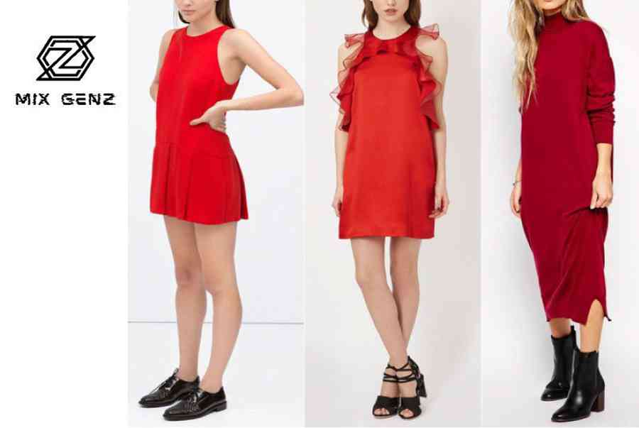 4 Cách phối phụ kiện với đầm đỏ như FASHIONISTA | MixGenZ