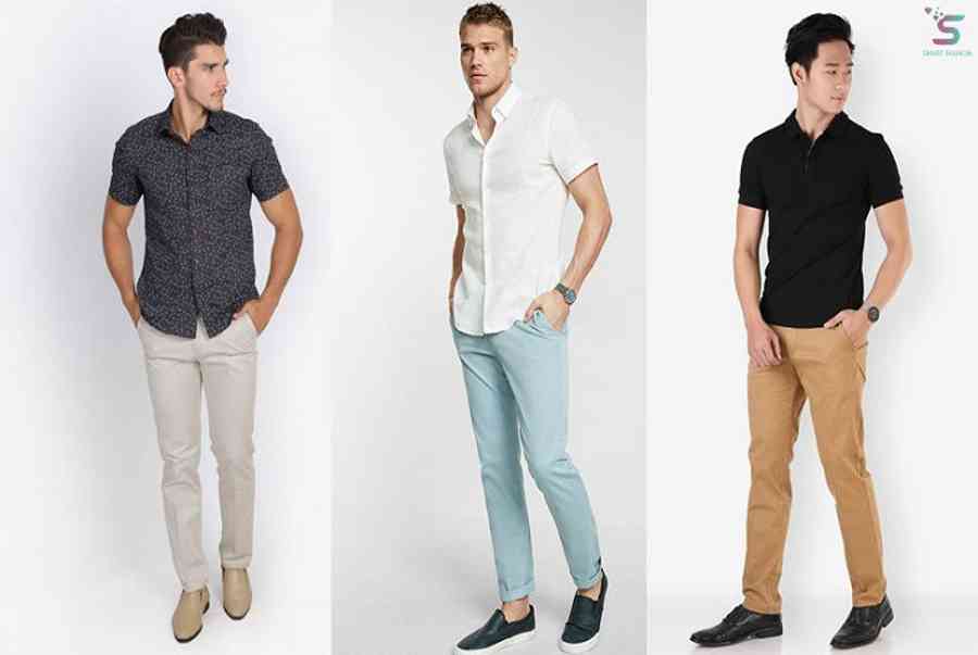 Cách phối đồ cùng áo sơ mi nam ngắn tay dành cho phái nam