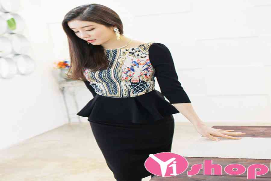 Áo sơ mi peplum đẹp cho nữ công sở điệu đà trẻ trung hè 2014