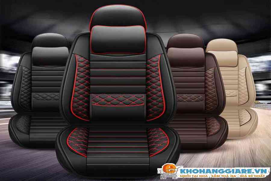 Bộ áo ghế ô tô 5 chỗ họa tiết 5D da PU cao cấp https://thoitrangviet247.com