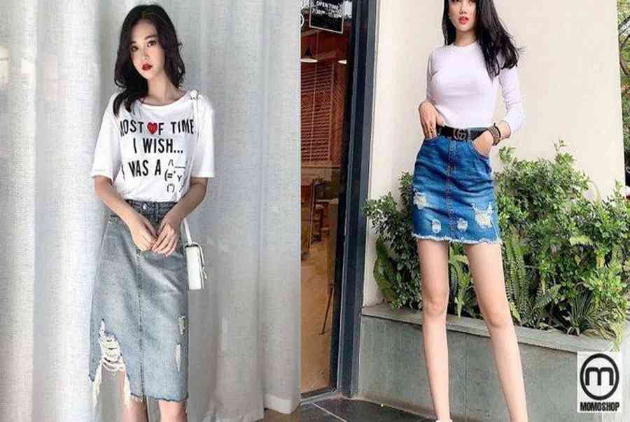 Top 9 cách Mix Đồ Với Chân Váy Bò siêu đẹp, chất