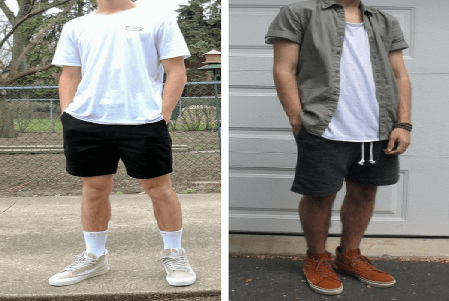 Cách phối đồ áo thun với quần short nam trẻ trung đậm cá tính riêng!