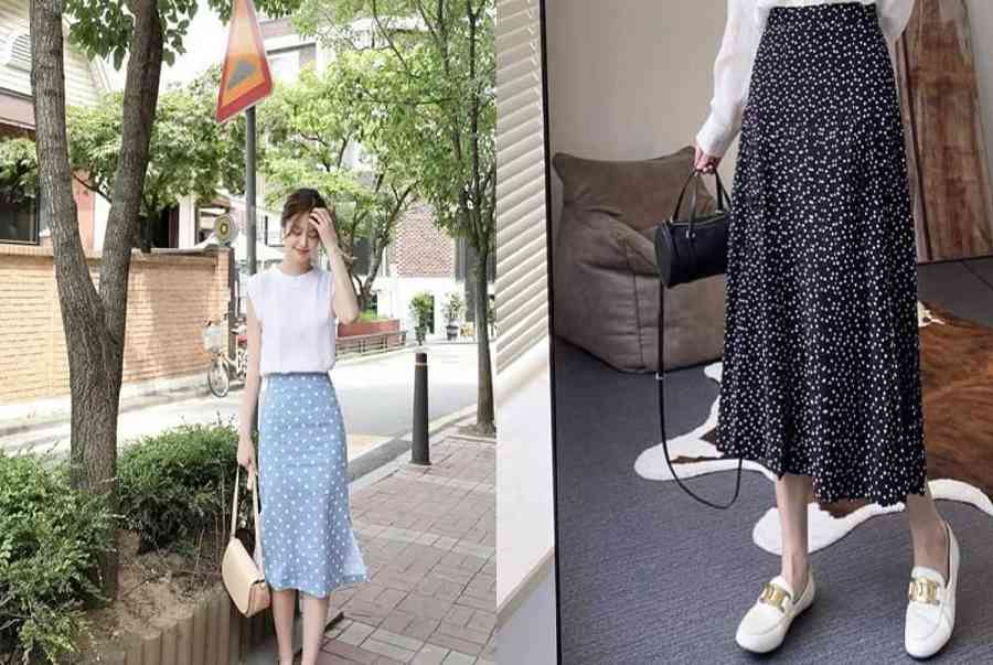 Cách phối đồ với chân váy dài chuẩn xinh cho nàng thêm tự tin