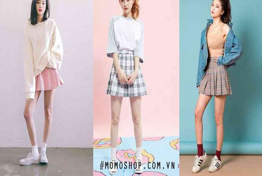 101+ Cách MIX đồ với chân váy xòe ngắn cực XINH | Thoitrangviet247