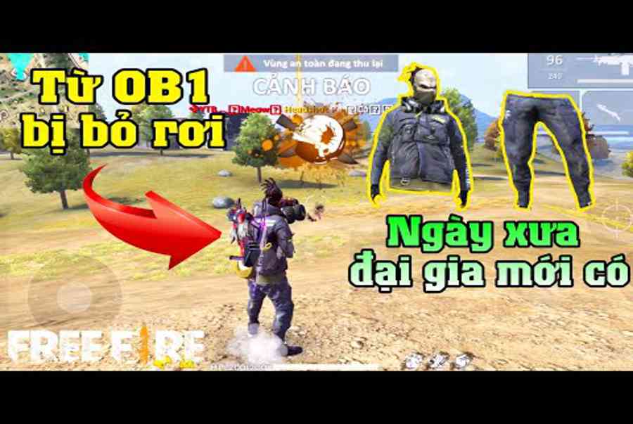 [Free Fire] Bộ Đồ Bị Bỏ Rơi Ngày Xưa OB1 Chỉ Có Đại Gia Mới Sỡ Hữu