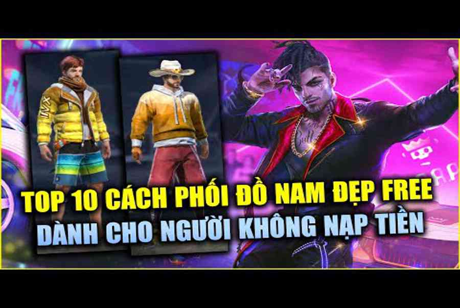 Free Fire | TOP 10 Cách Phối Đồ Nam Đẹp Dành Cho Người Không Nạp Kim Cương | Rikaki Gaming | Tổng quát những kiến thức liên quan đến hình free fire đẹp nhất chi tiết nhất