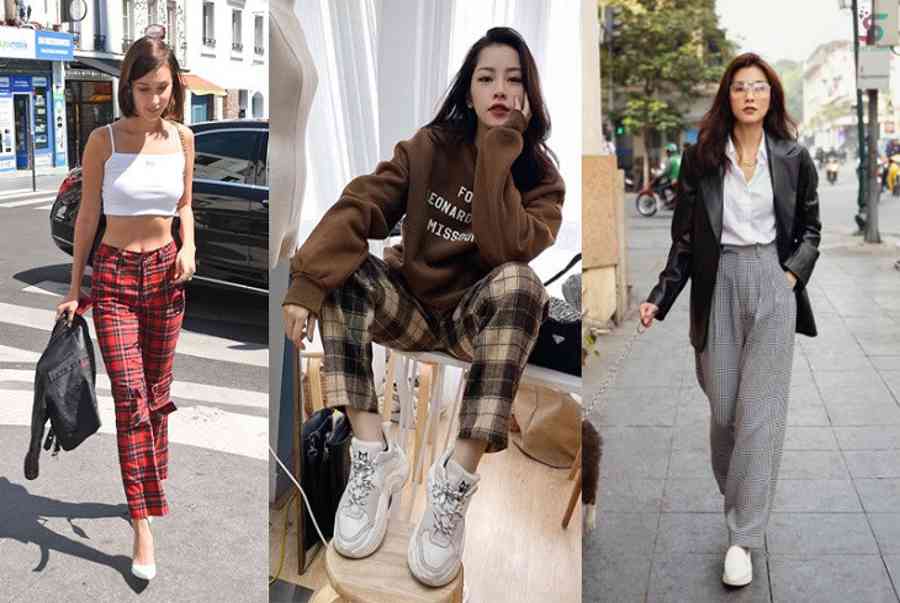 Mách bạn cách phối đồ với quần caro sành điệu và cá tính