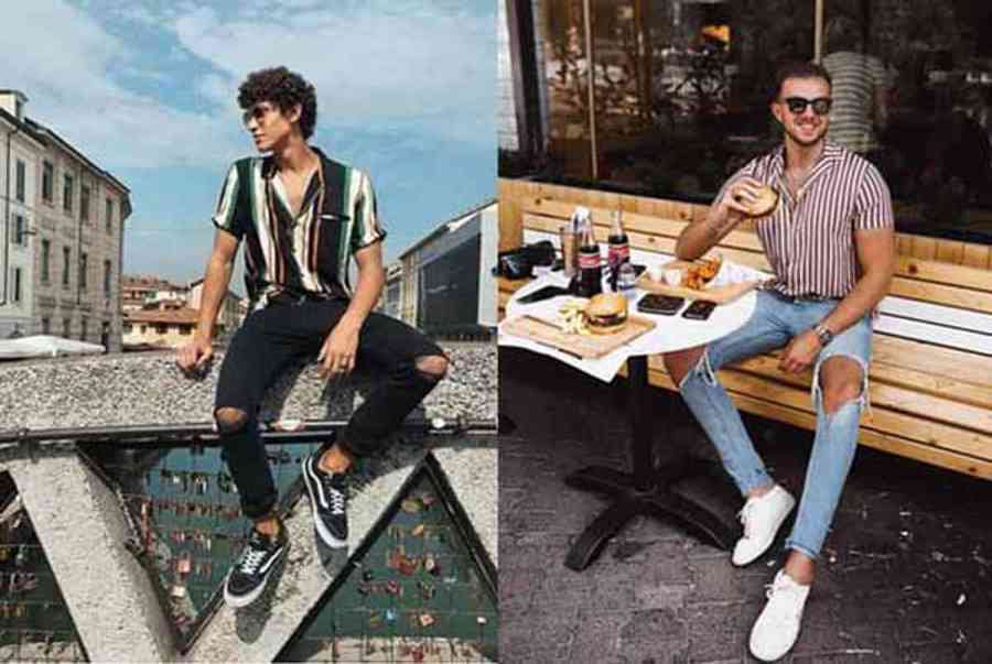 Quần jean rách gối nam – 10 cách phối kinh điển không bị lỗi mốt