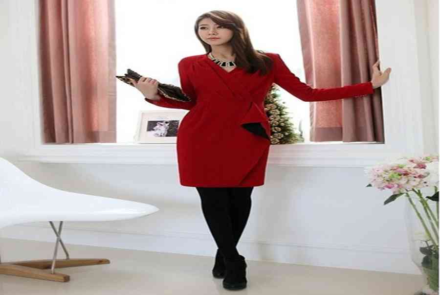 Những mẫu váy đầm liền công sở thu đông mới nhất 2022 | https://thoitrangviet247.com