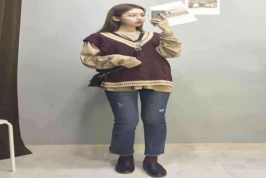 ©️ [Tip] “Bỏ túi” 20+ Cách Phối Áo Gile Len “Chuẩn” Ulzzang xứ Hàn