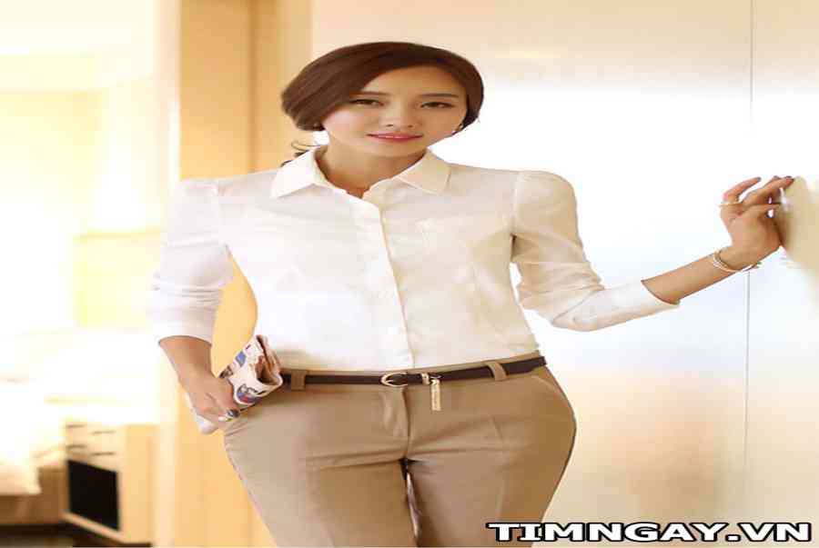 Các kiểu áo sơ mi nữ dễ thương, thời trang cho nàng công sở