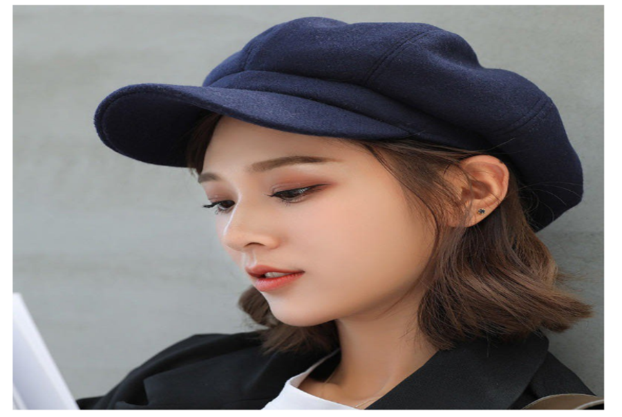 Mũ Nồi Lưỡi Trai Baret Kiểu Hàn Quốc Cho Nữ