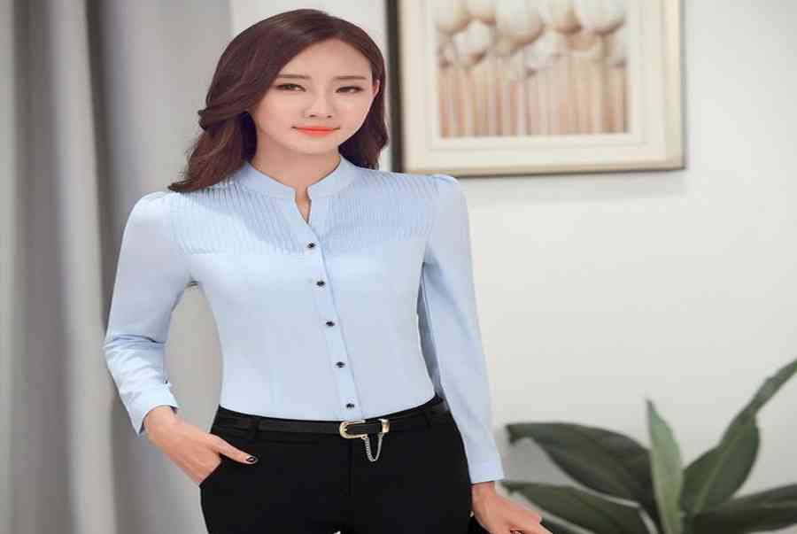 Các kiểu áo sơ mi đồng phục công sở đẹp, ấn tượng cho nữ nhân viên văn phòng