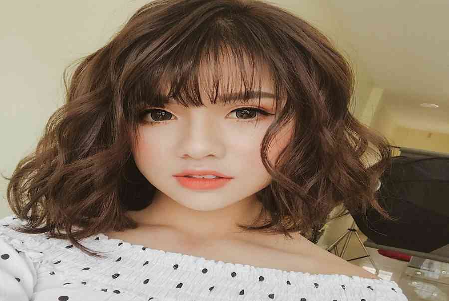 Hút hồn 21 kiểu tóc ngắn xoăn sóng nước lọn nhỏ đẹp nhất 2020