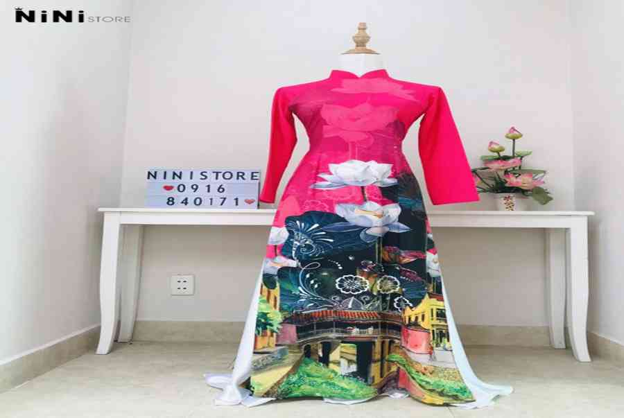 Cách phối màu áo dài hồng kết hợp với quần màu gì chuẩn nhất 2022 – Áo Dài NiNi | Thoitrangviet247